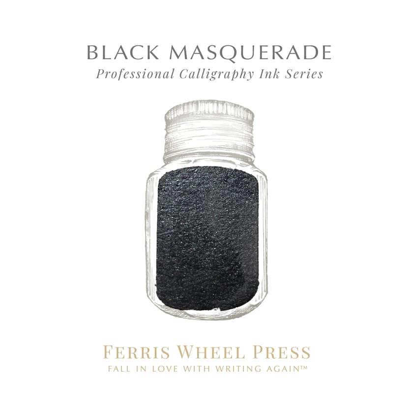 28ml Calligraphy Ink - Black Masquerade - Ink