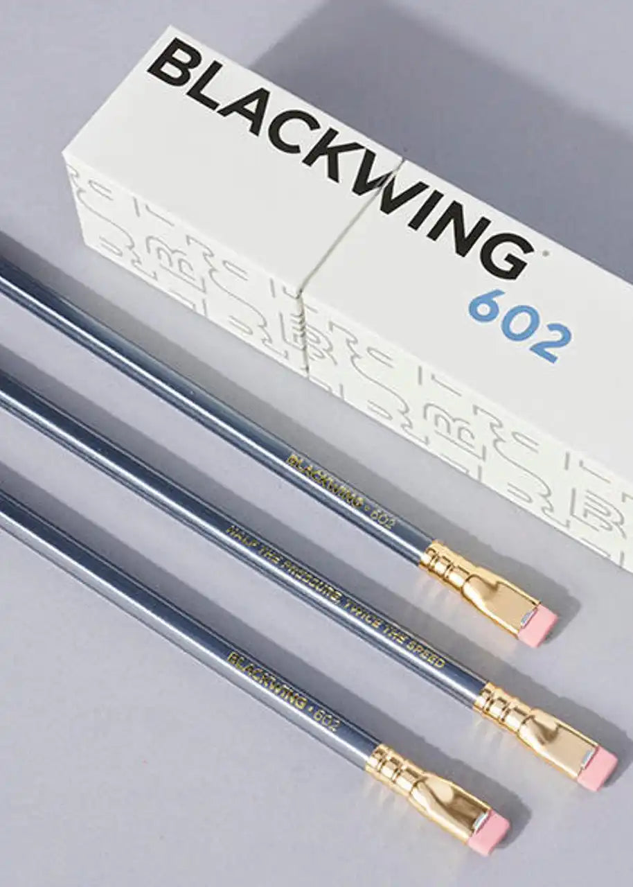 Blackwing 602 pencils and box.