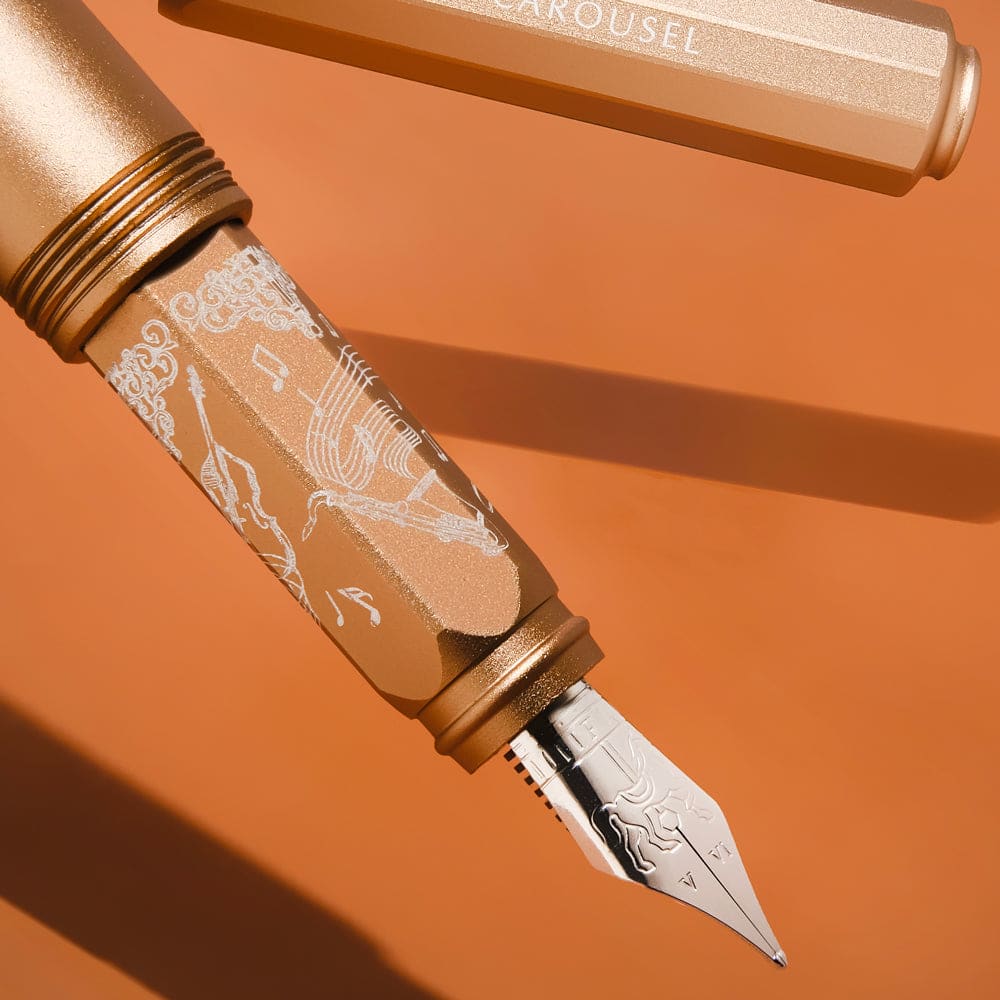 Aluminium Carousel - Terracotta Canyon - Fine - Fountain Pen