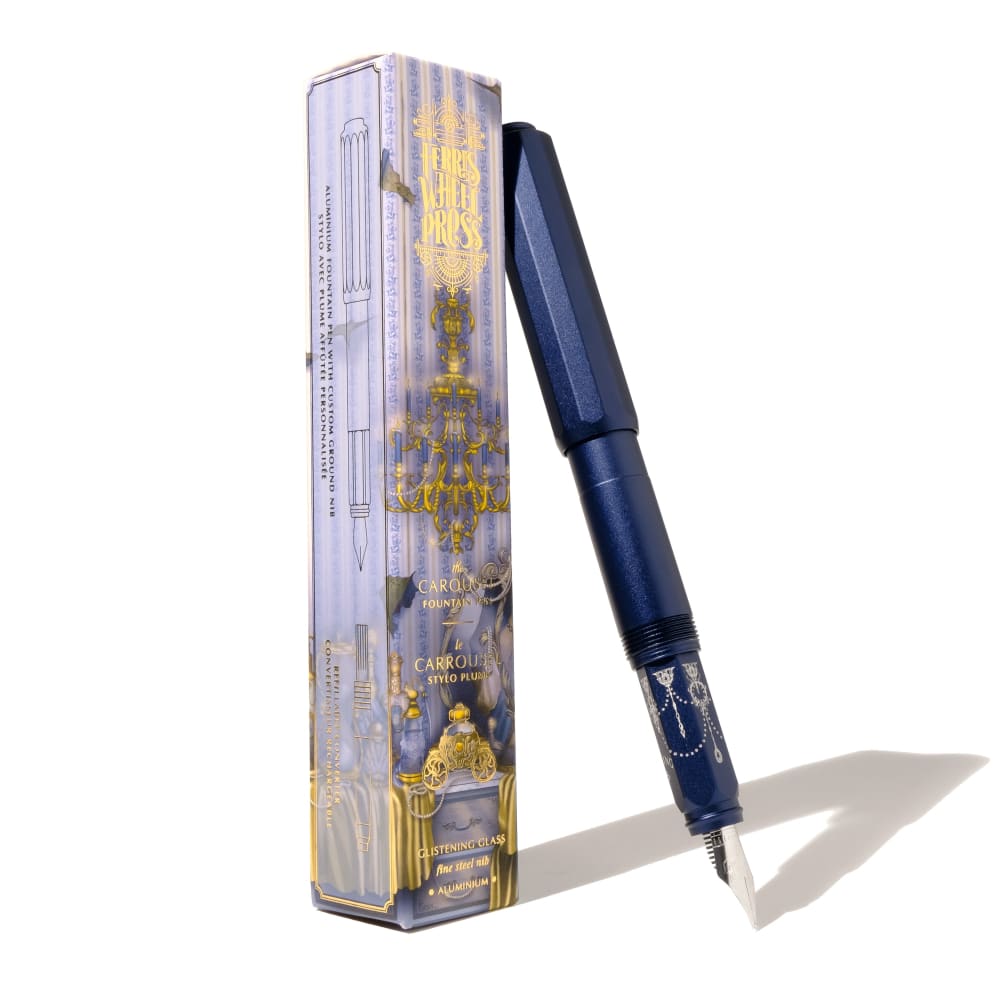 Aluminum Carousel Pen - Medium - Glistening Glass