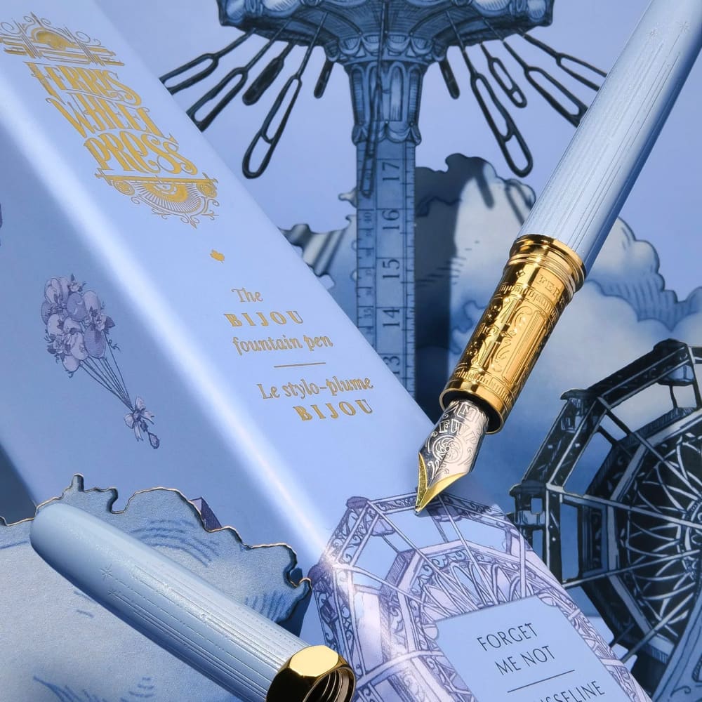 Bijou Fountain Pen - Forget Me Not - Medium - Fountain Pen