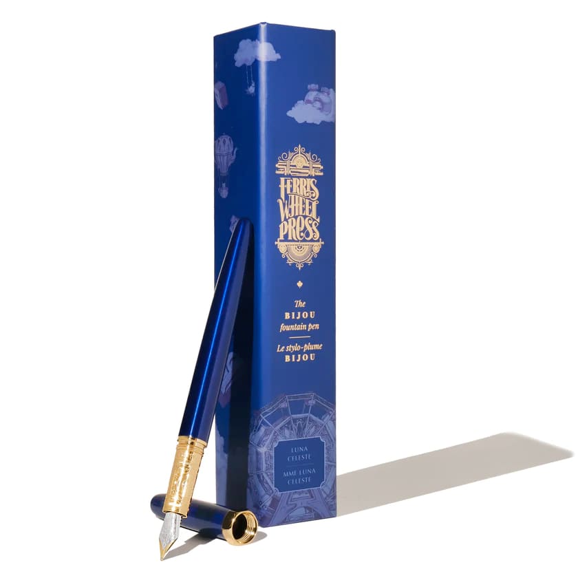 Bijou Fountain Pen - Luna Celeste - Fine - Fountain Pen