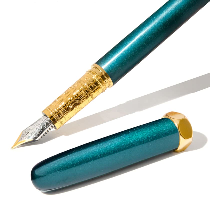 Bijou Fountain Pen - Printmaker’s Teal - Fine - Fountain Pen