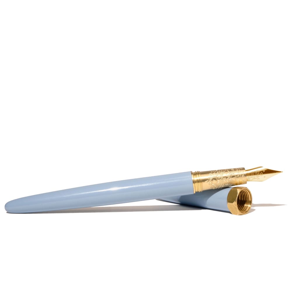 Brush Fountain Pen - GOLD - Medium - Glistening Glass