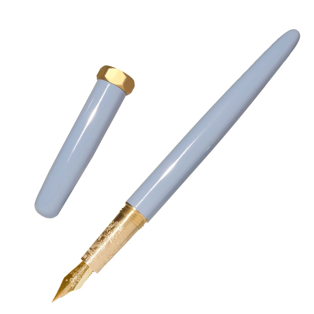 Brush Fountain Pen - GOLD - Medium - Glistening Glass