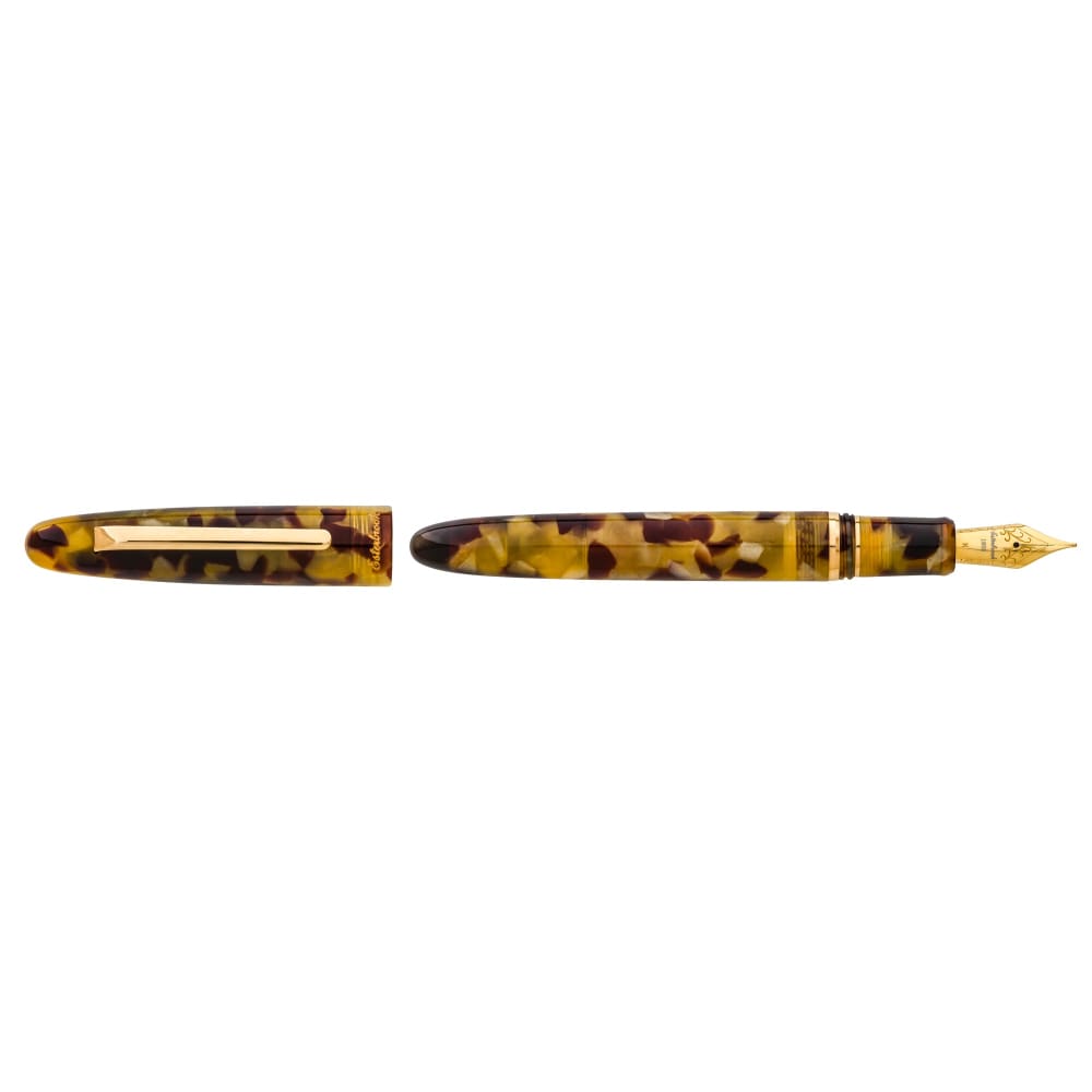 Bundle Kit Estie tortoise - Gold Trim fountain pen - Fine