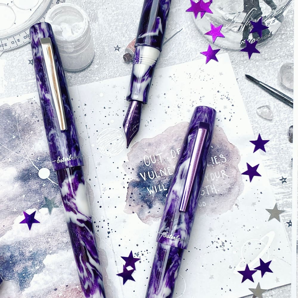 Camden - Northern Lights - Purple Alaska - Fountain Pen