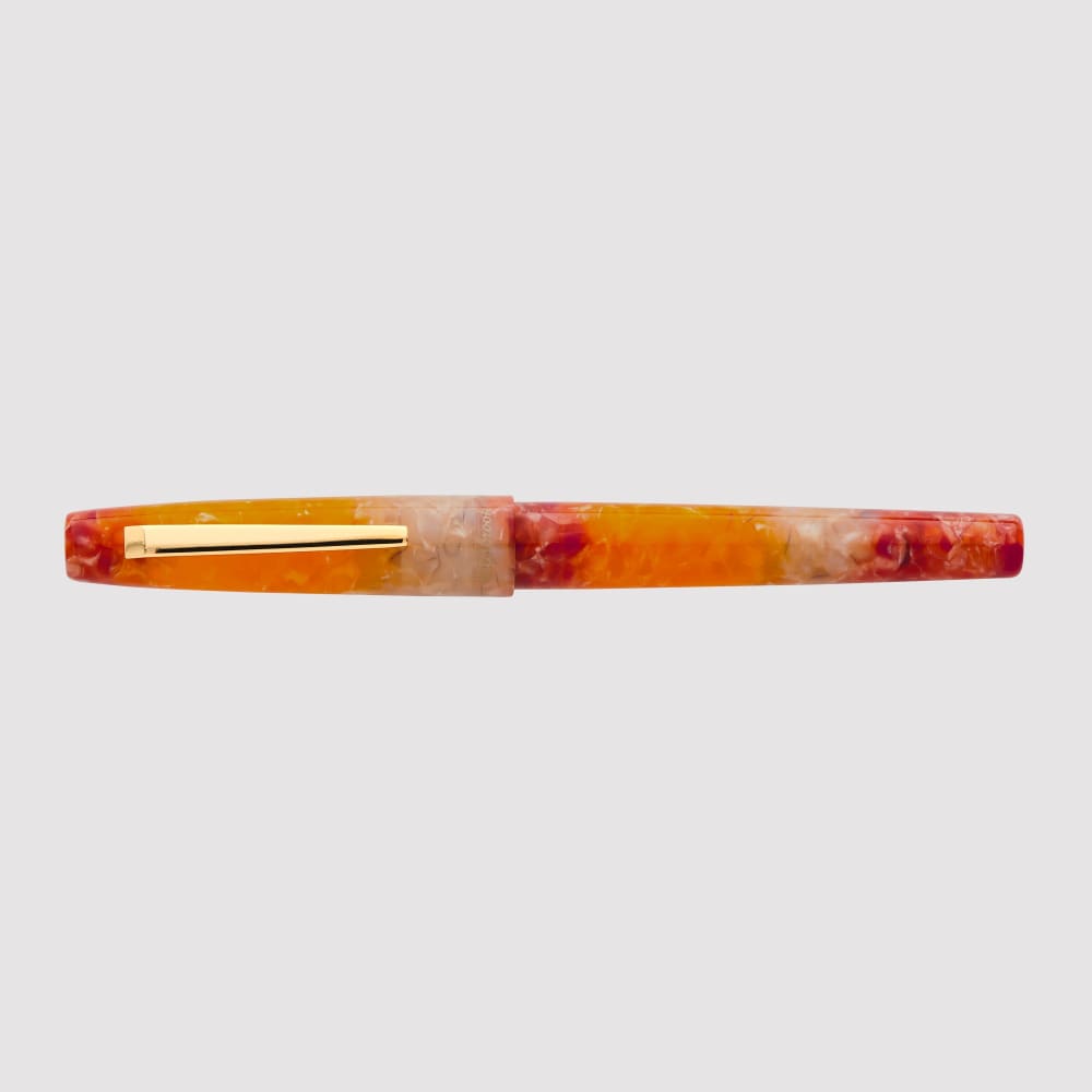 Camden Oktoberfest Gold Trim Fountain Pen - Custom Needle