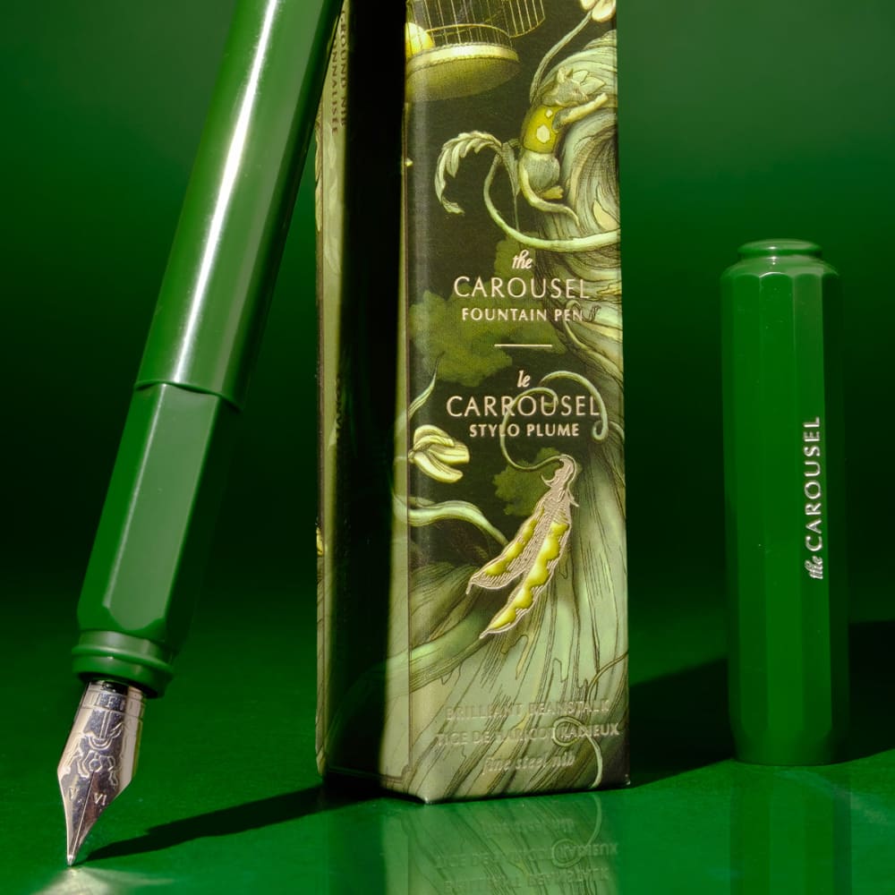 Carousel Pen - Fine - Brilliant Beanstalk - Fountain Pen