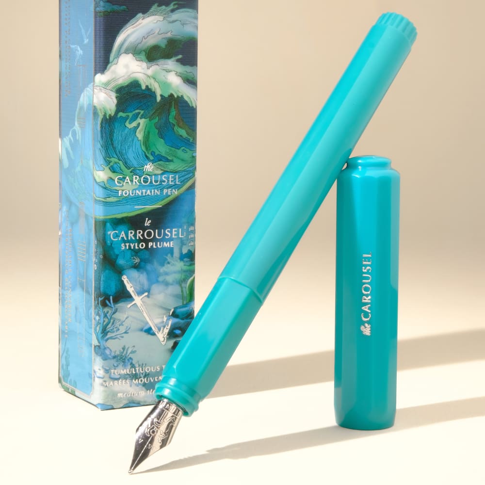 Carousel Pen - Fine - Tumultous Tides - Fountain Pen