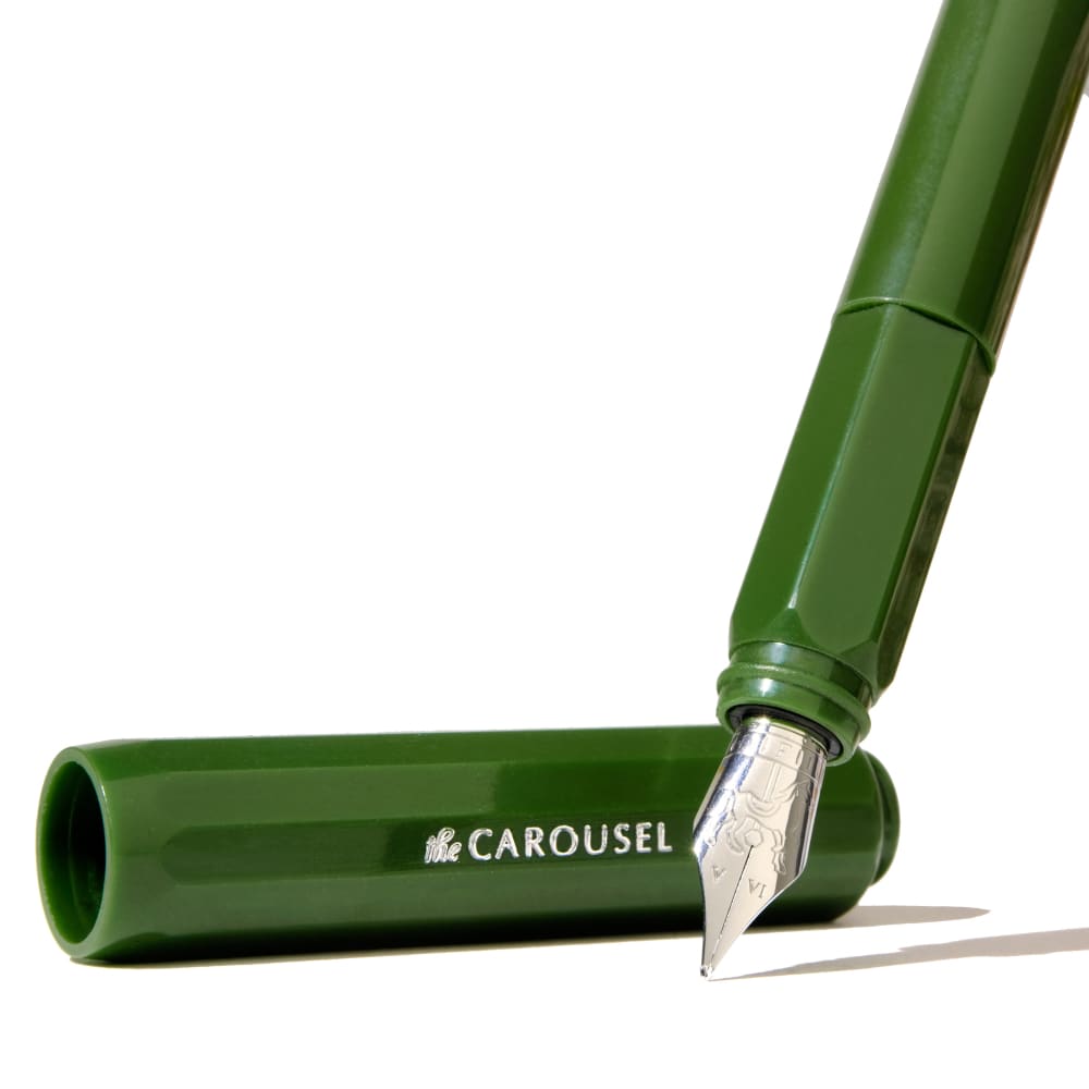 Carousel Pen - Medium - Brilliant Beanstalk - Fountain Pen