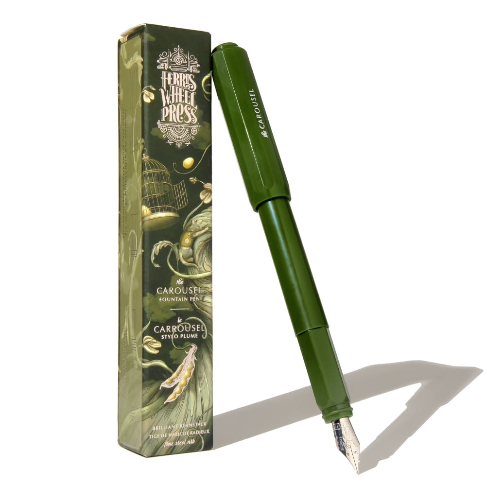 Carousel Pen - Medium - Brilliant Beanstalk - Fountain Pen