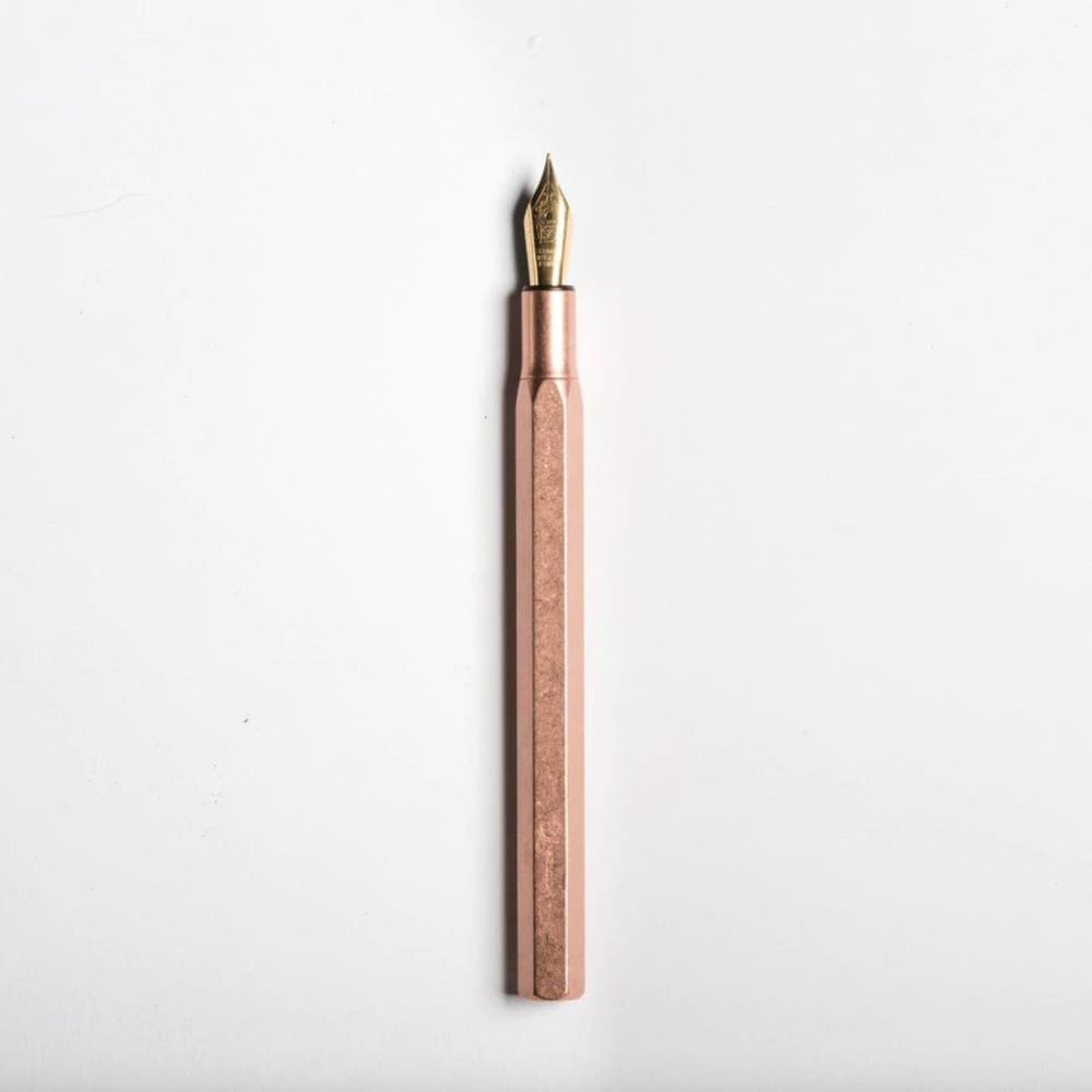 Classic Revolve-Desk Fountain Pen(Copper F) - Fountain Pen