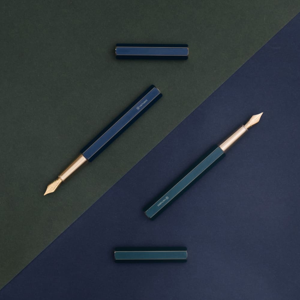 Classic Revolve-Fountain Pen (Blue F) - Fountain Pen