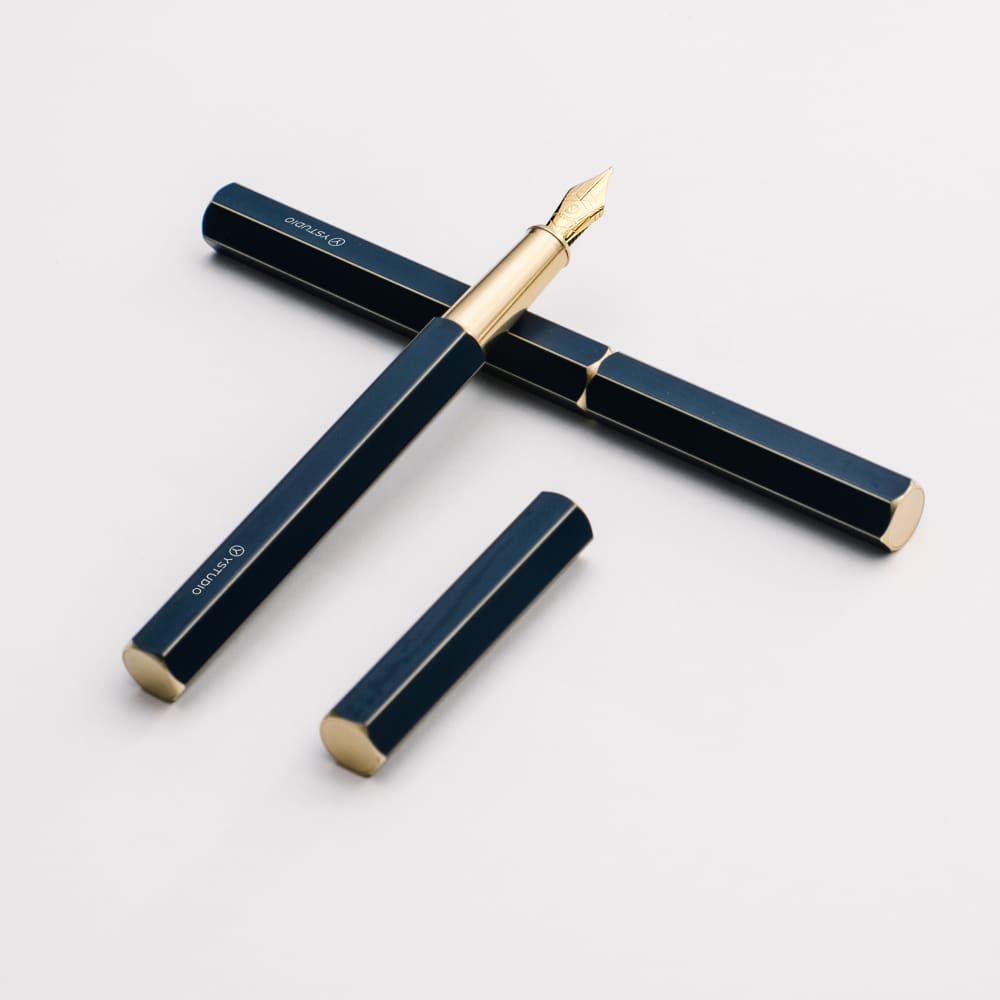 Classic Revolve-Fountain Pen (Blue F) - Fountain Pen