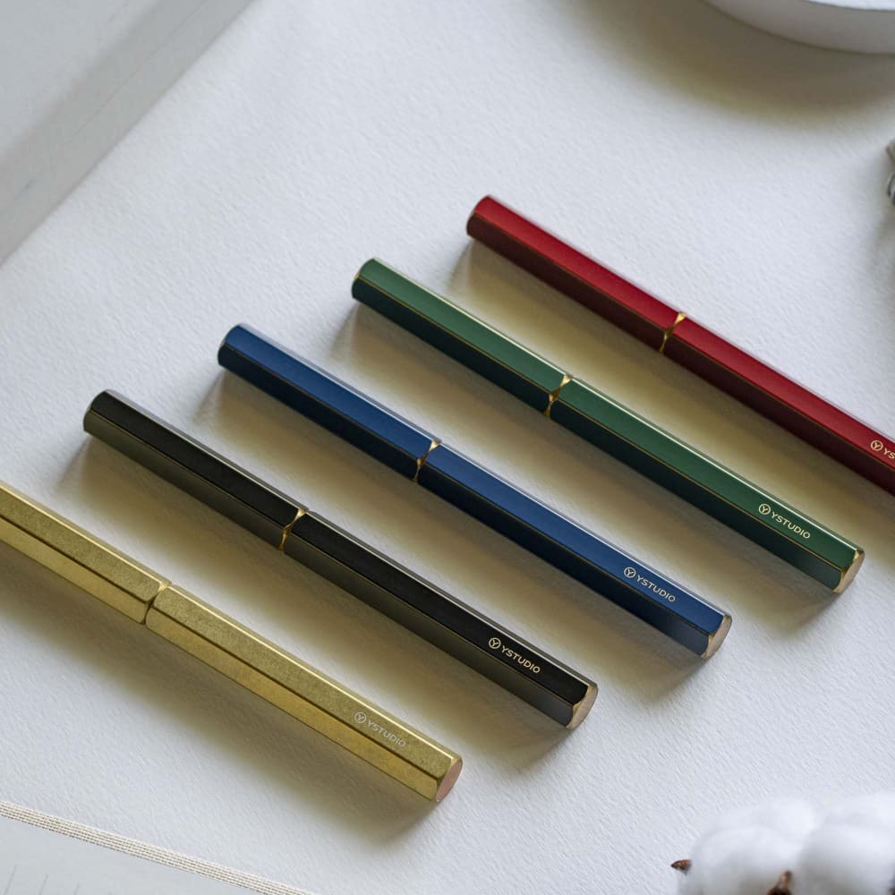 Classic Revolve-Fountain Pen(Brass F) - Fountain Pen