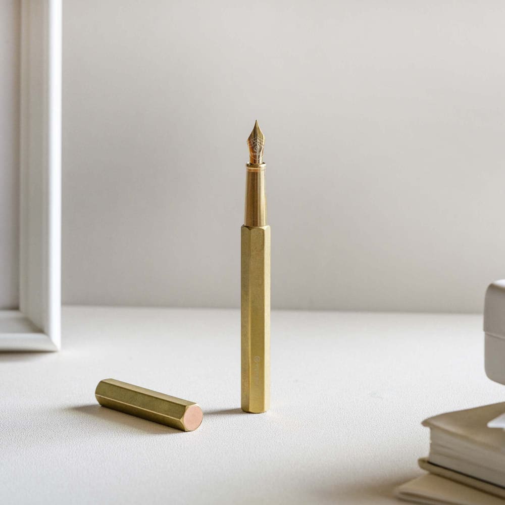 Classic Revolve-Fountain Pen(Brass F) - Fountain Pen