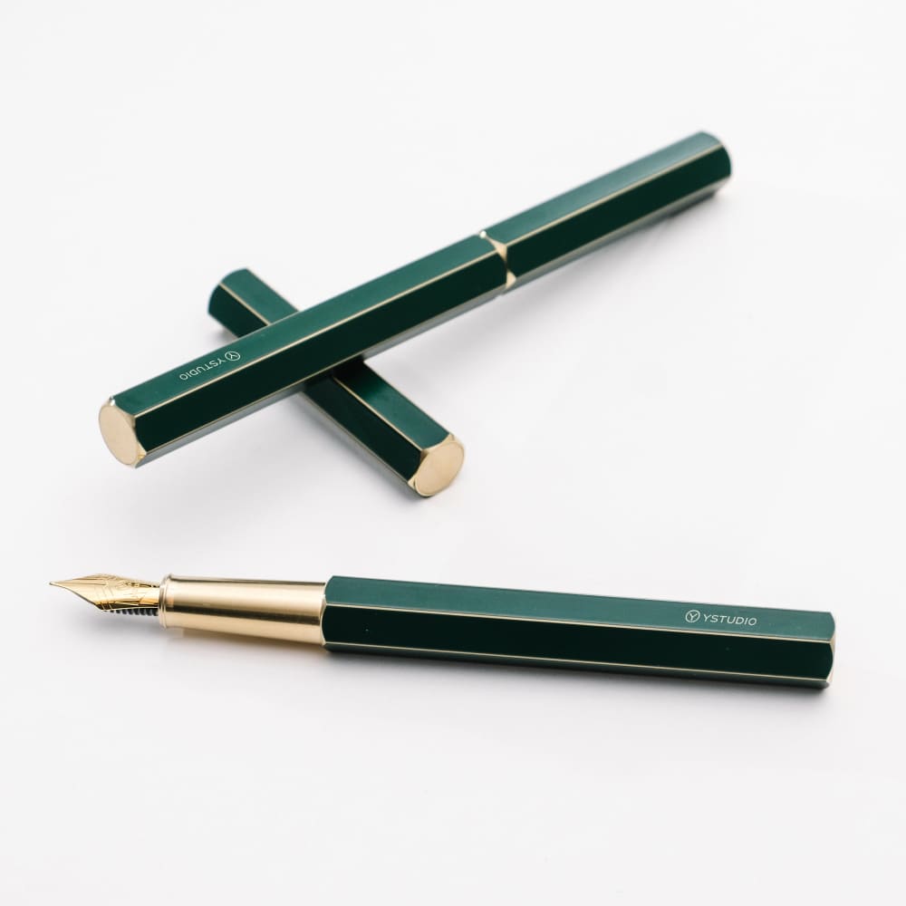 Classic Revolve-Fountain Pen (Green F) - Fountain Pen