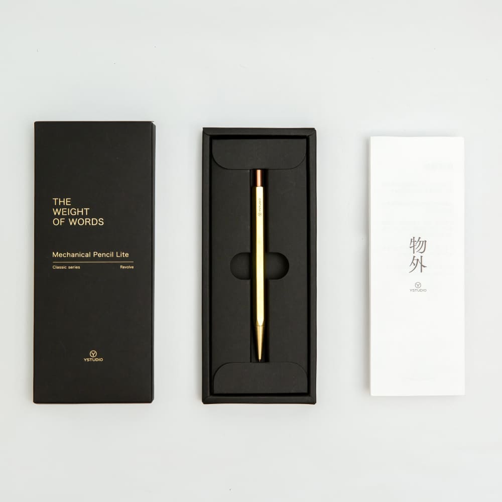 Classic Revolve - Mechanical Pencil Lite (Brass)