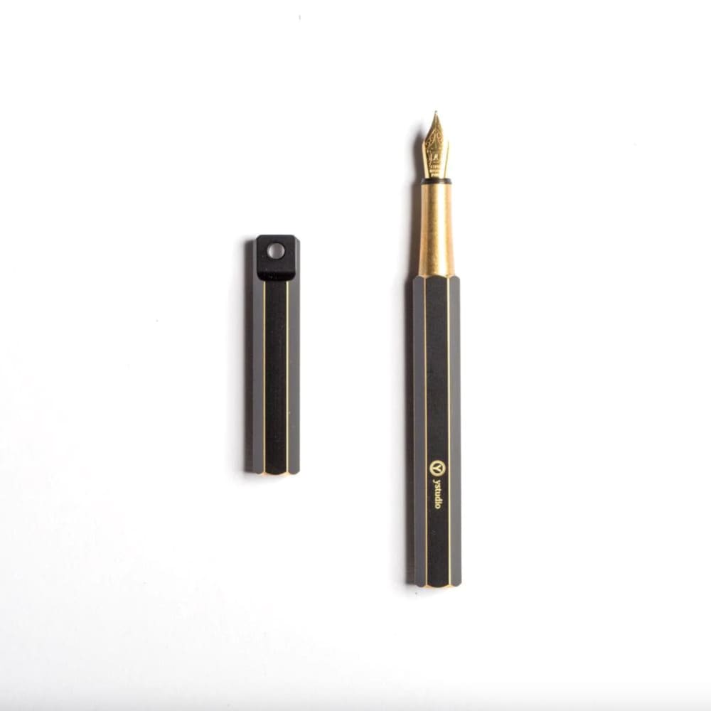 Classic Revolve-Portable Fountain Pen(Black F) - Fountain