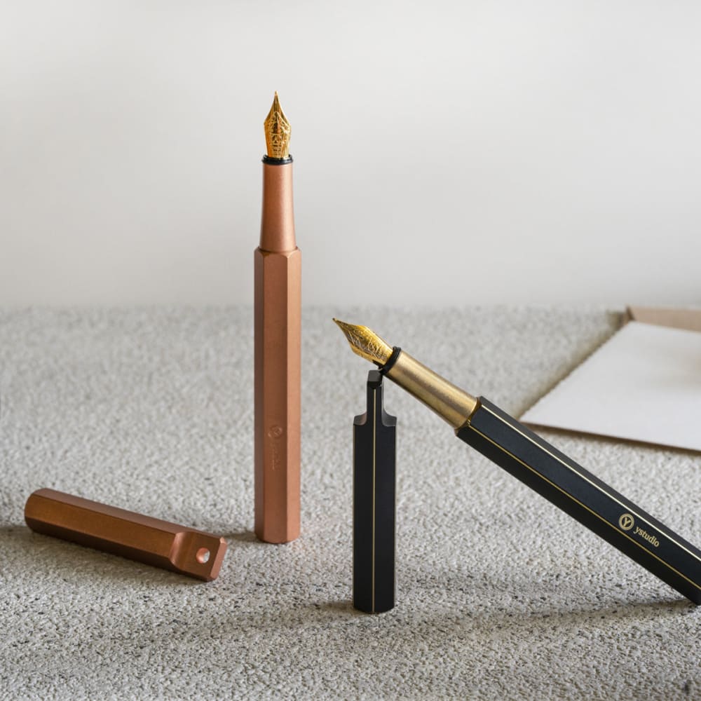 Classic Revolve-Portable Fountain Pen(Copper F) - Fountain