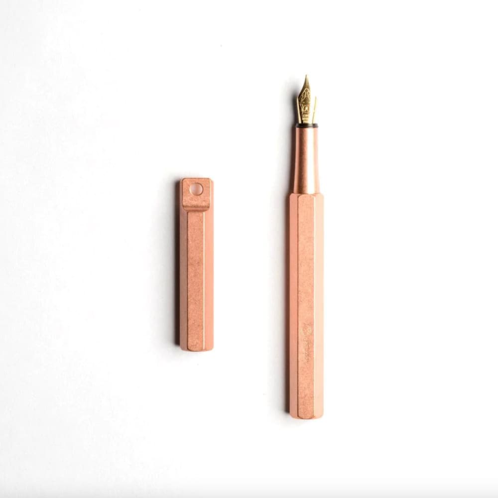 Classic Revolve-Portable Fountain Pen(Copper F) - Fountain