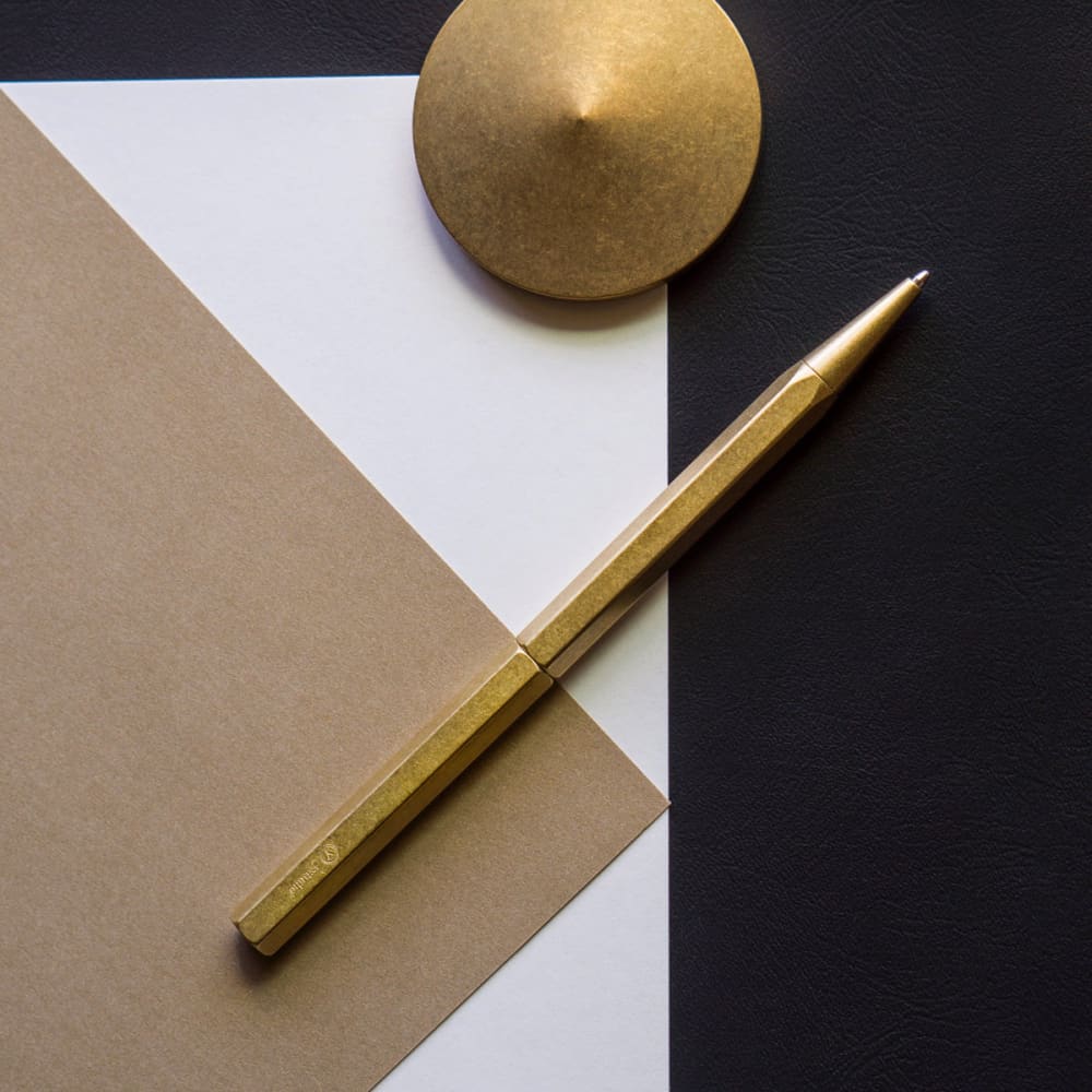 Classic Revolve-Slim Ballpoint Pen(Brass) - Ballpoint Pen