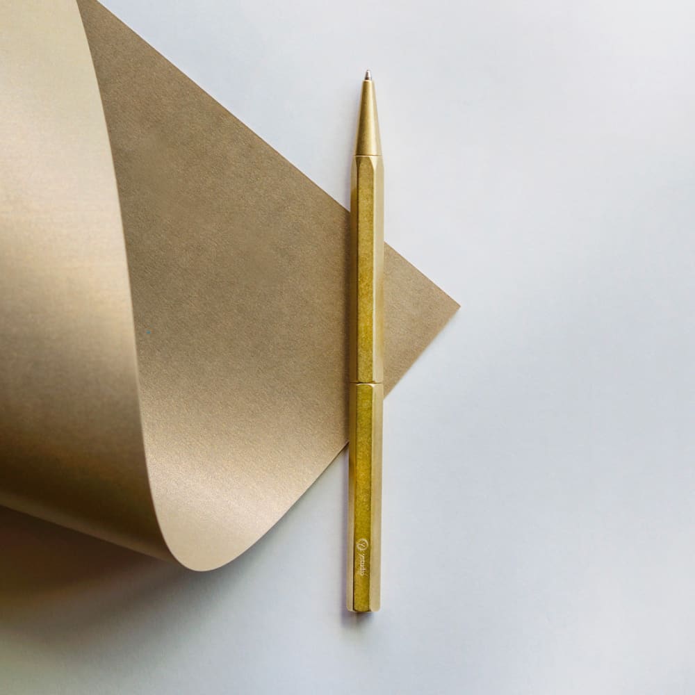 Classic Revolve-Slim Ballpoint Pen(Brass) - Ballpoint Pen