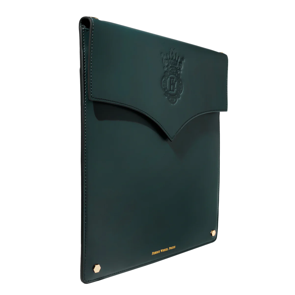 Leather stationary collection - The pendant Folio A5 / Deep Teal