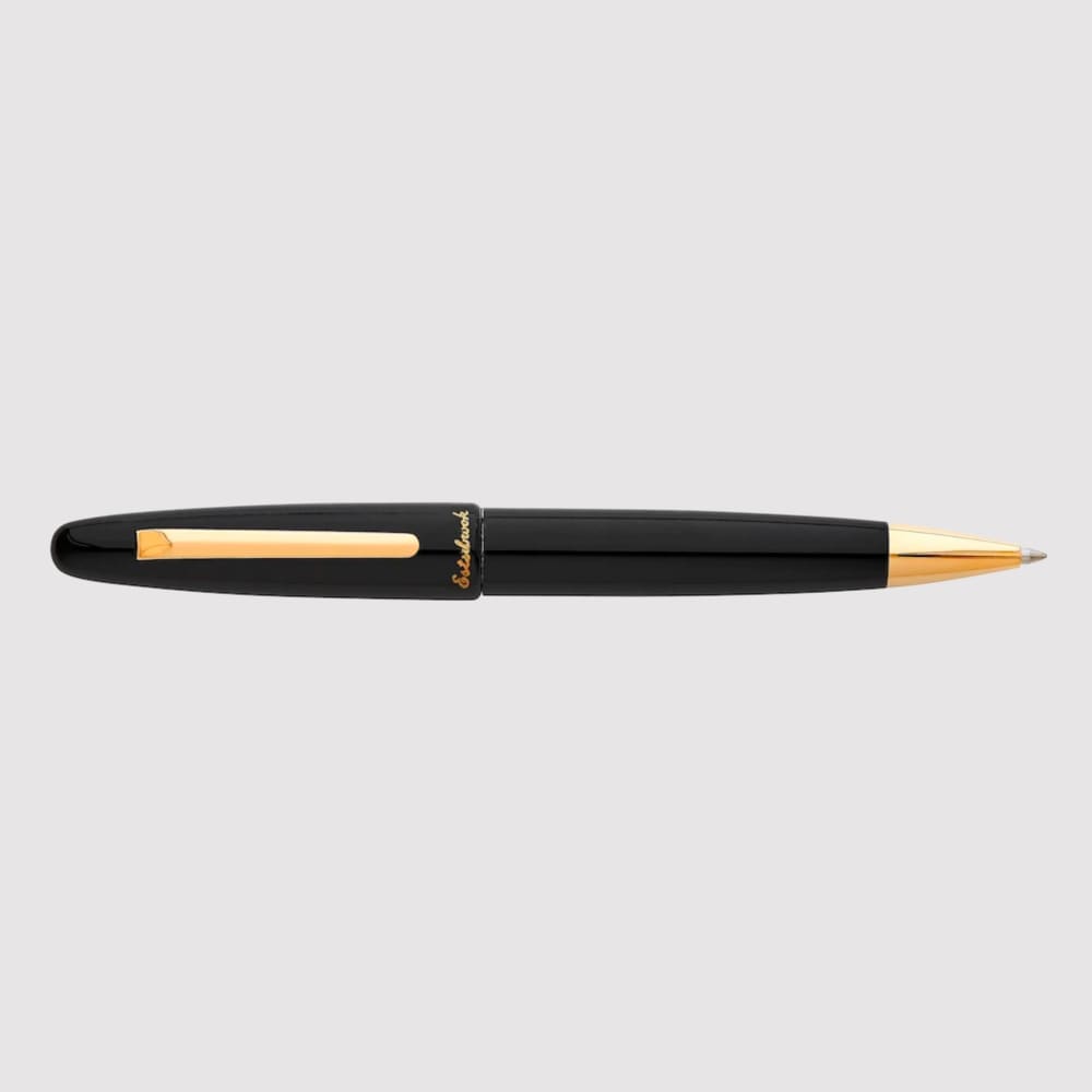 Estie Ebony / Gold Trim Ballpoint pen - Ballpoint Pen