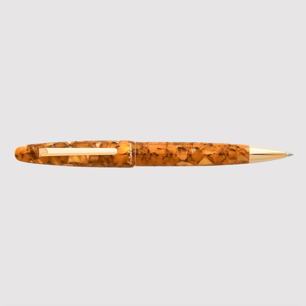 Estie Honeycomb / Gold Trim Ballpoint pen - Ballpoint Pen