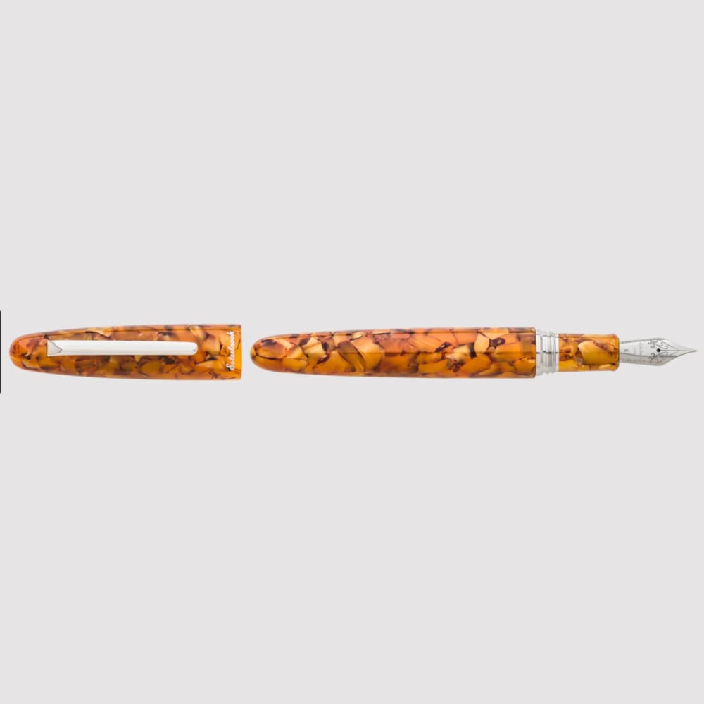 Estie Oversized Honeycomb / Palladium Trim Fountain pen