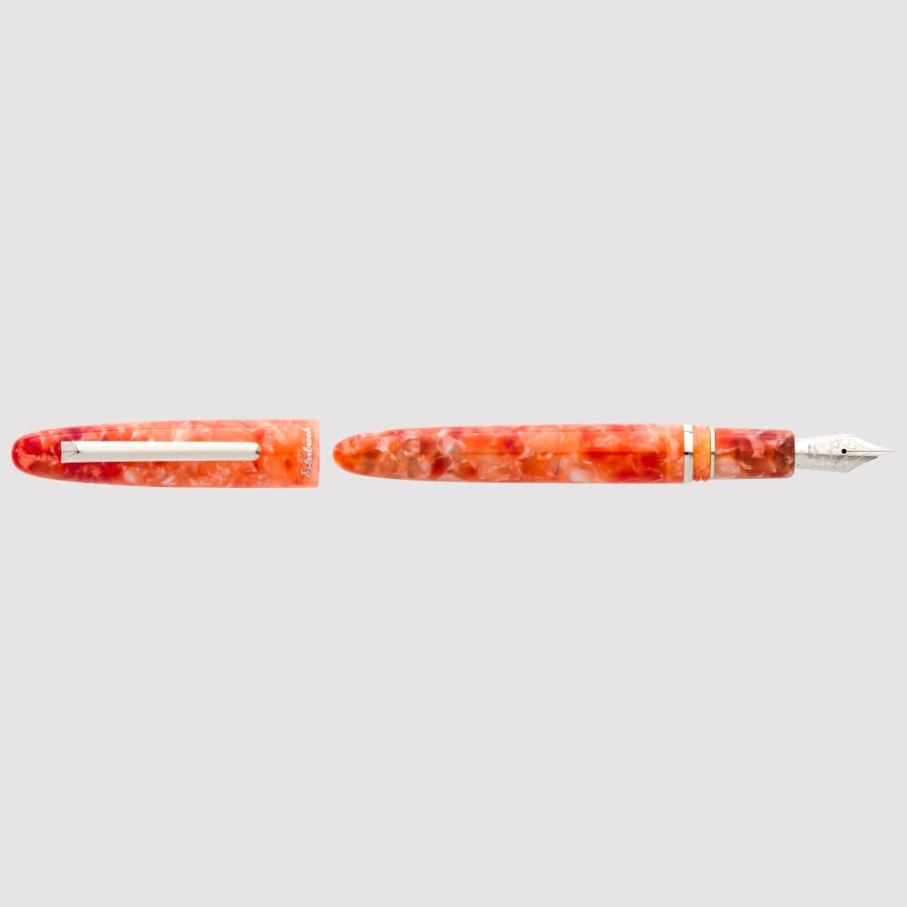 Estie Regular Petrified Forest Palladium Trim Fountain Pen