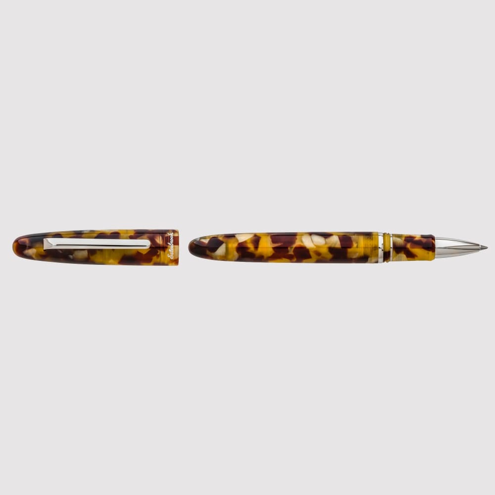 Estie Tortoise / Palladium Trim Ballpoint pen - Ballpoint