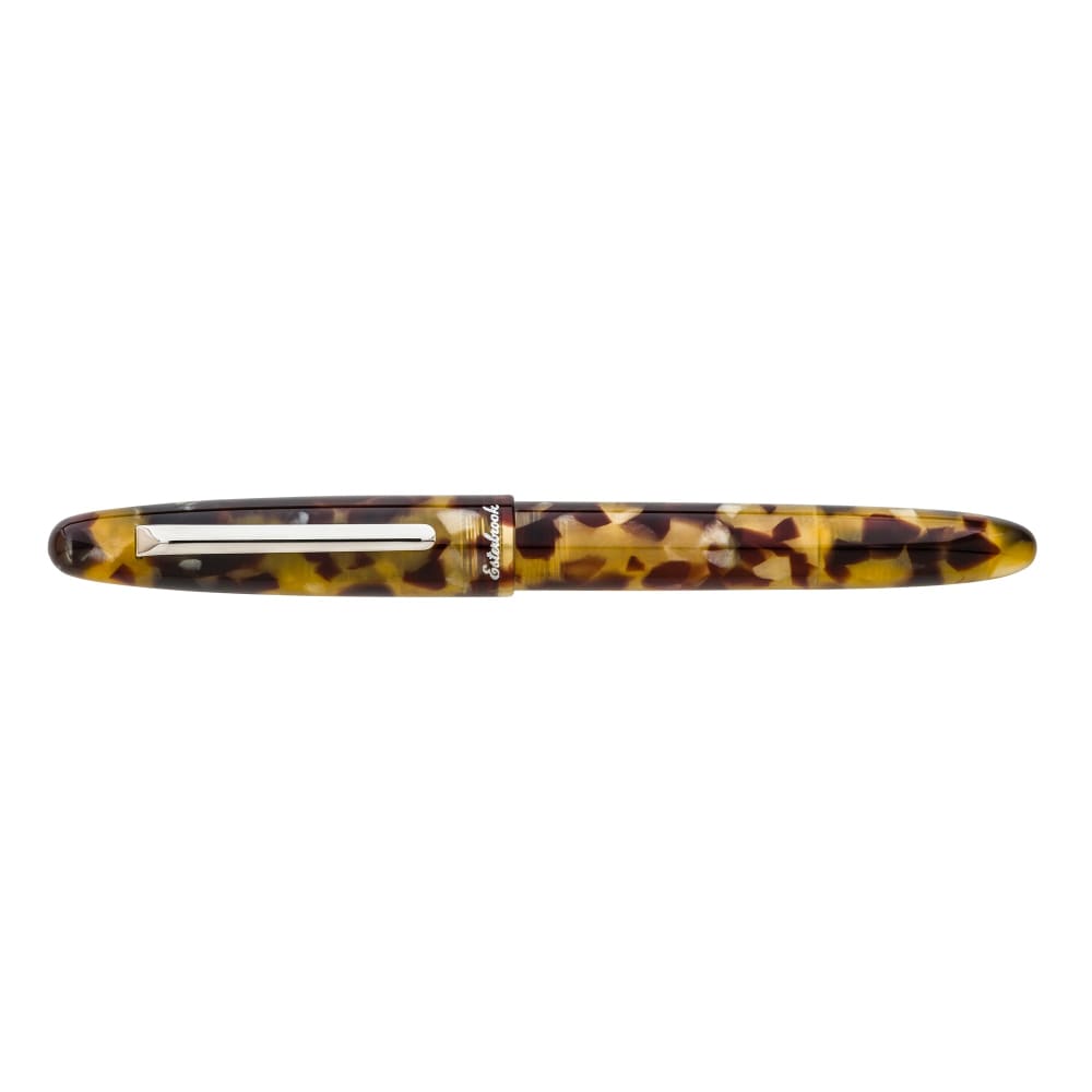 Estie Tortoise / Palladium Trim Ballpoint pen - Ballpoint