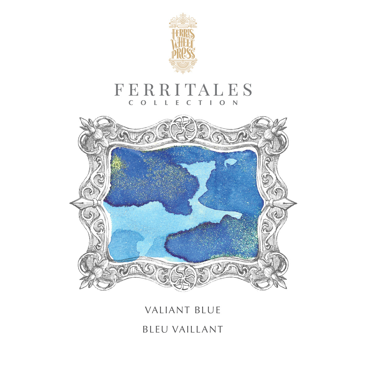 Ferritales 85ml Fountain Pen Ink - Valiant Blue