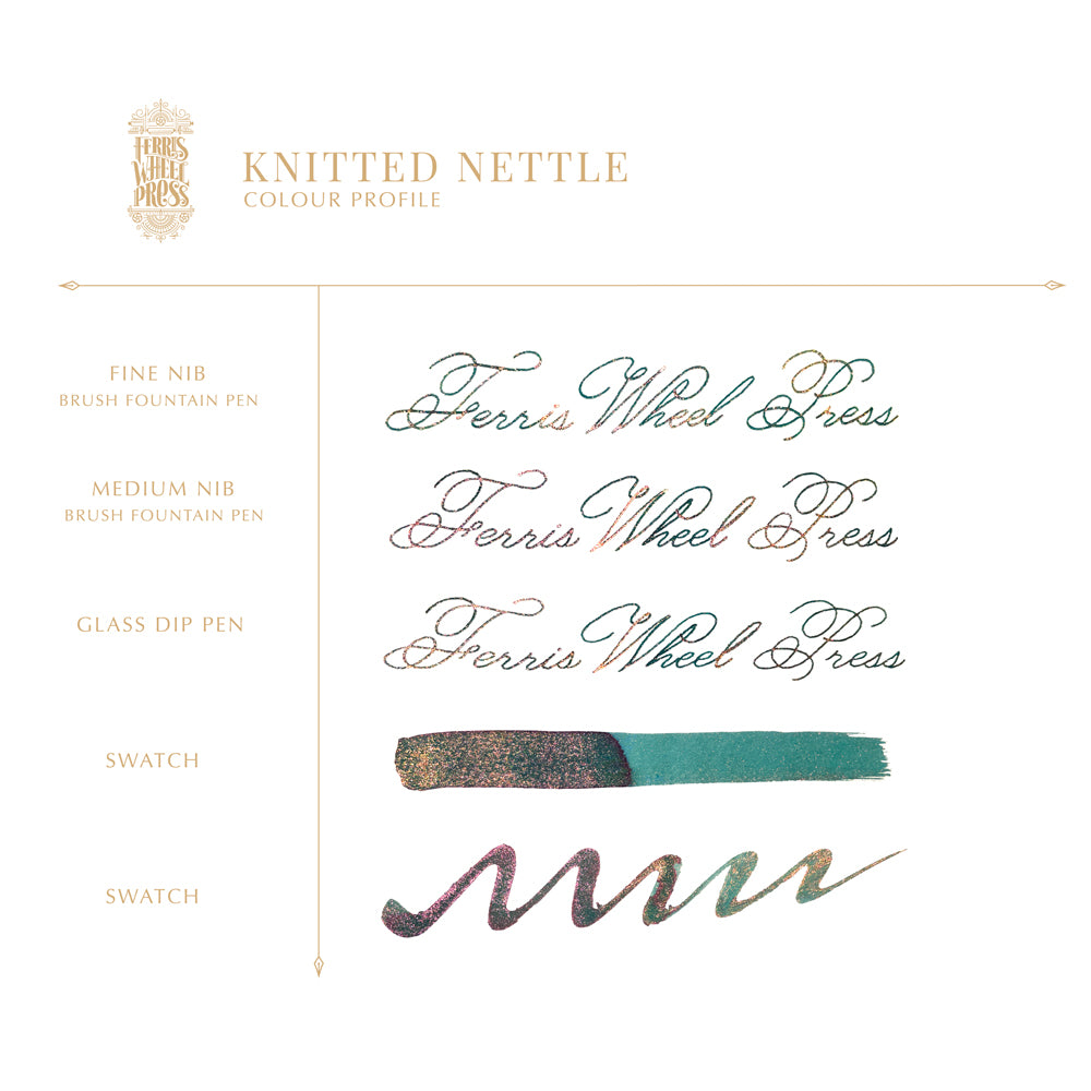 Ferritales 20 ml Füllfederhaltertinte – Knittled Nettle