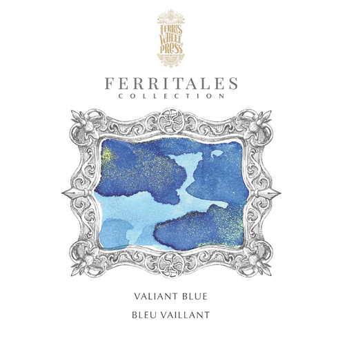 Ferritales 20 ml Füllfederhaltertinte – Valiant Blue
