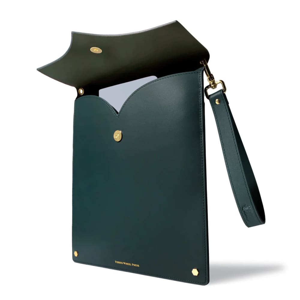 Leather stationary collection - The pendant Folio A5 / Deep