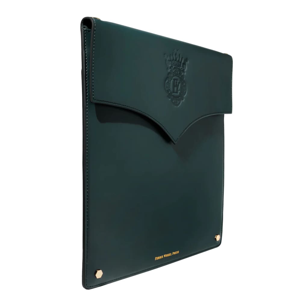 Leather stationary collection - The pendant Folio A5 / Deep