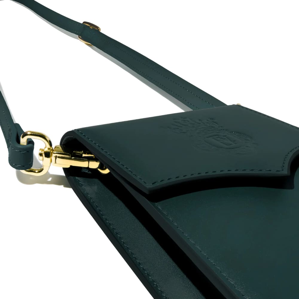 Leather stationary collection - The pendant Purse / Deep