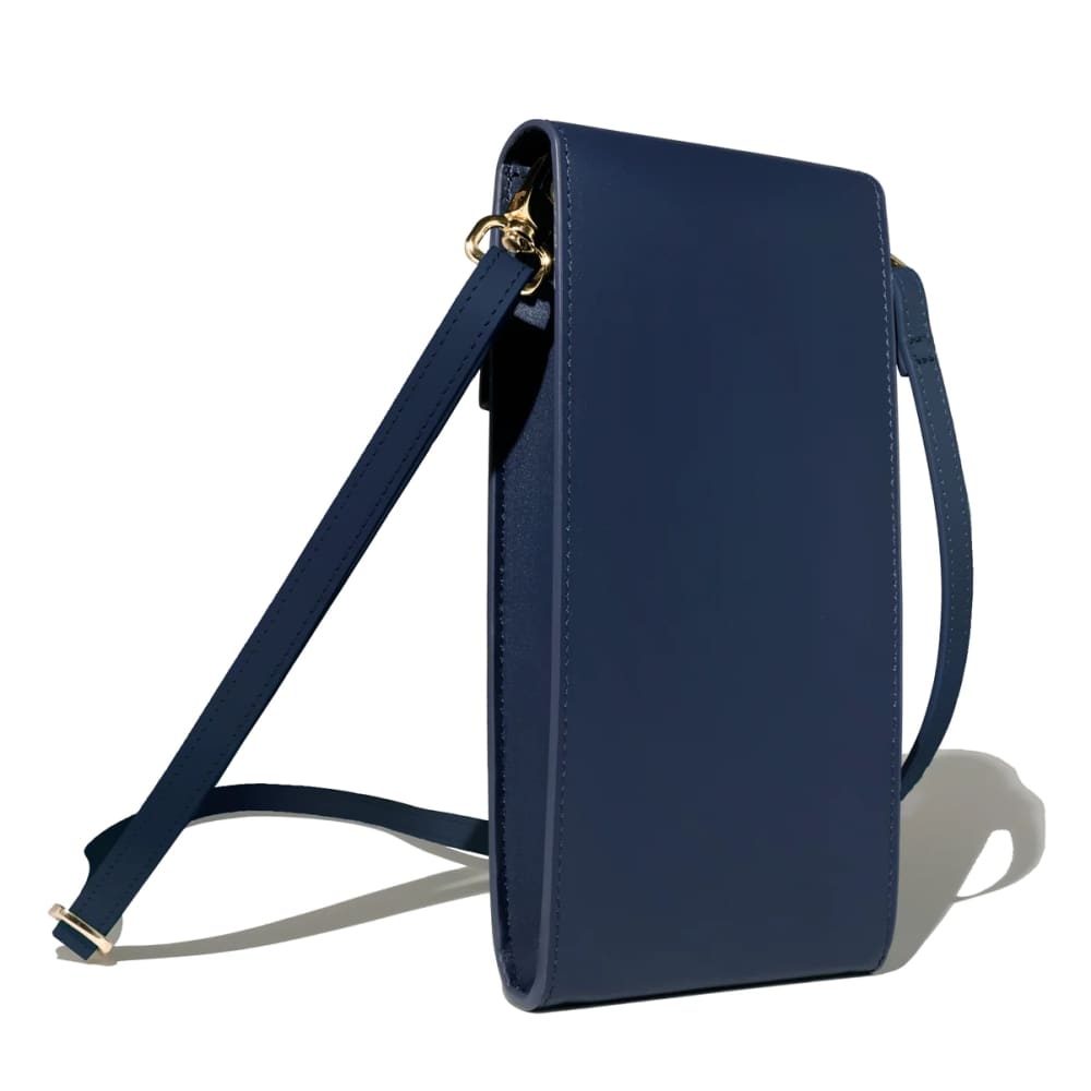 Leather stationary collection - The pendant Purse / Navy