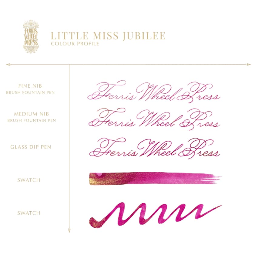 Limited Edition Fountain Pen Ink | Little Miss Jubilee 38ml