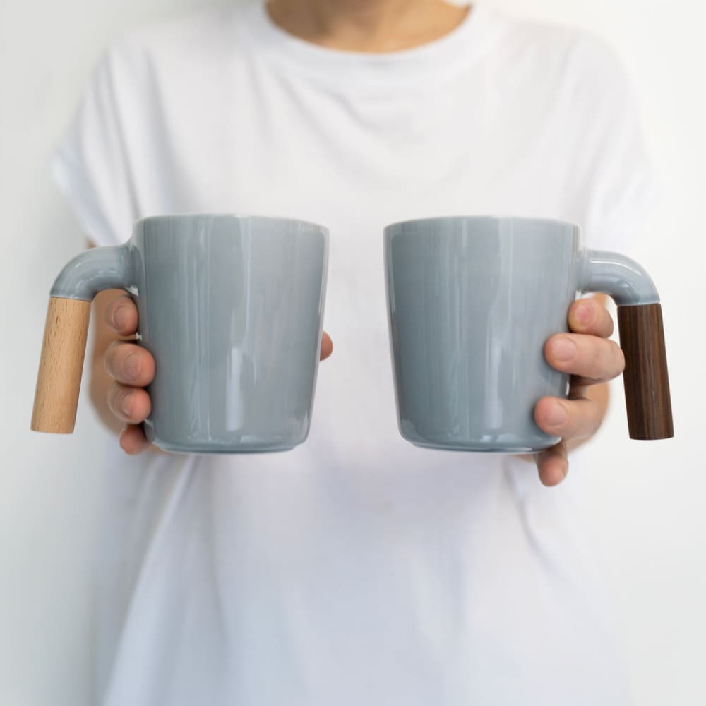 Mugr Cloud Beech - (ceramic beech wood) - Mug