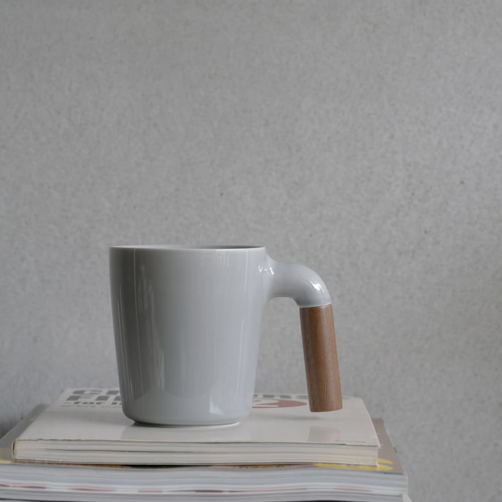 Mugr Cloud Walnut - (ceramic walnut wood) - Mug