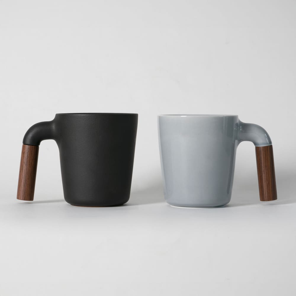 Mugr Cloud Walnut - (ceramic walnut wood) - Mug