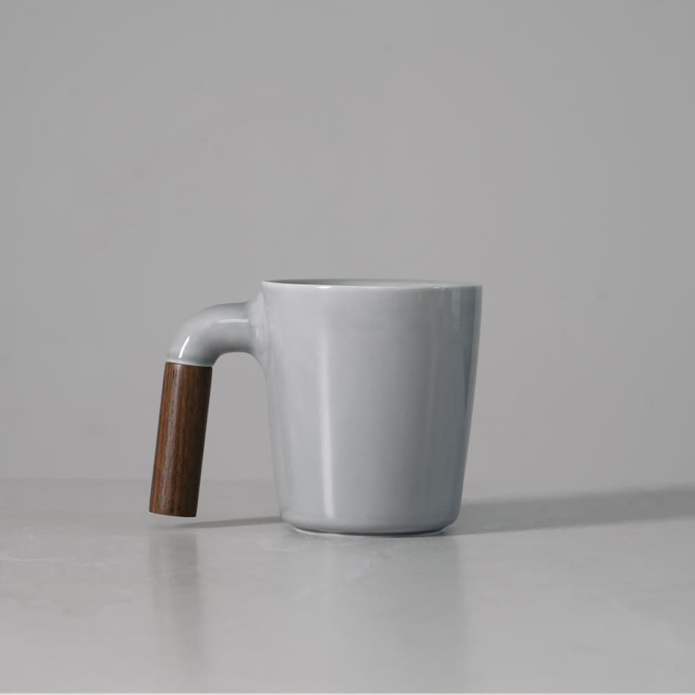 Mugr Cloud Walnut - (ceramic walnut wood) - Mug