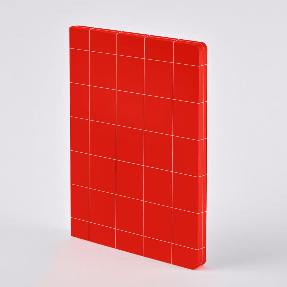 Notebook Break The Grid L Light - Red - Notebook