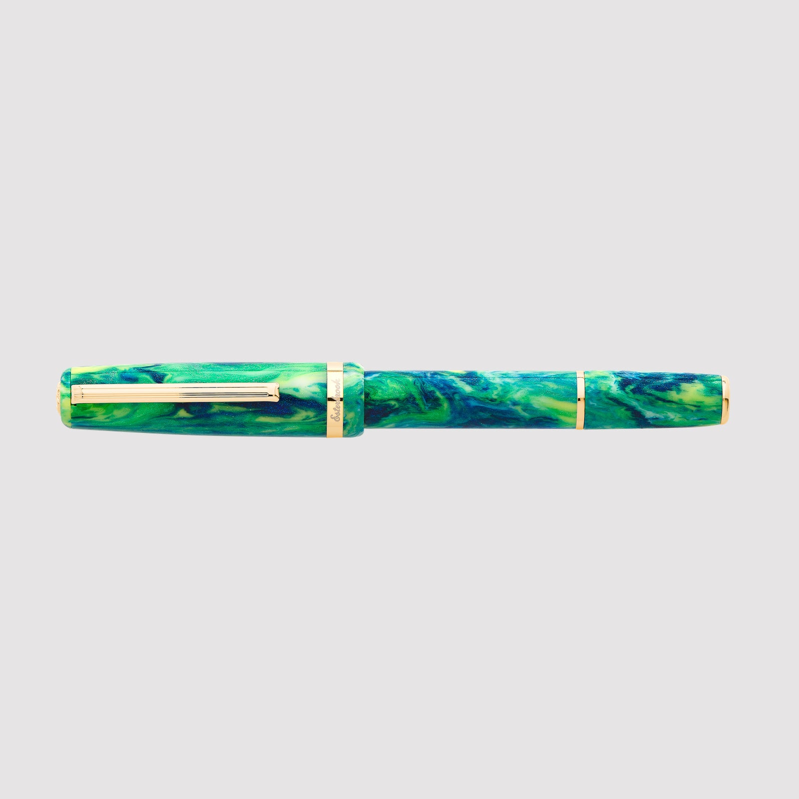 JR Pocket Pen - DiamondCast - Beleza Gold Trim - Custom Scribe Nib