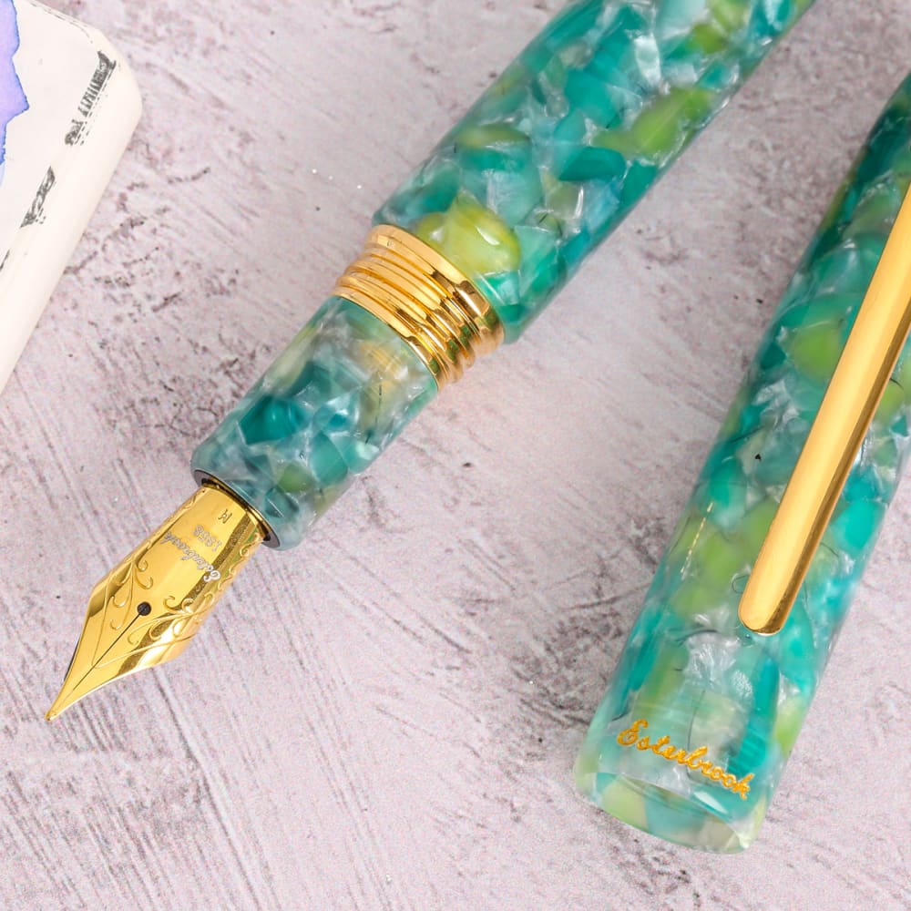 Sea Glass Collection Oversize FP Gold Trim - Fountain Pen